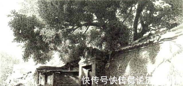 老照片&用铅笔画的胡同!笔法细腻逼真,像老照片一样!