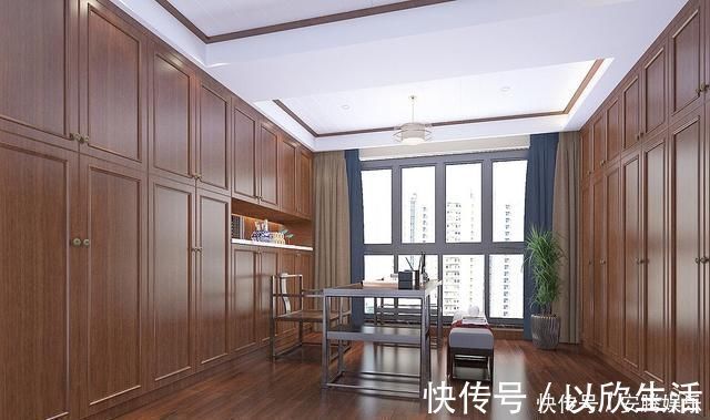 餐厨|248平米新中式，听了老婆的话，买两套平层打通比别墅住的还舒服