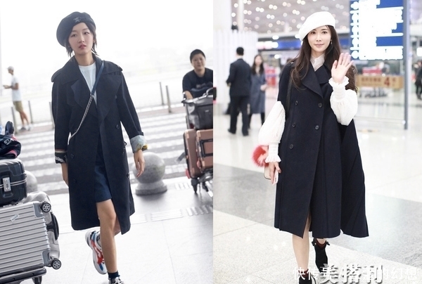 流行|冬最流行的穿搭大衣搭配贝雷帽,给你冬日的法式优雅