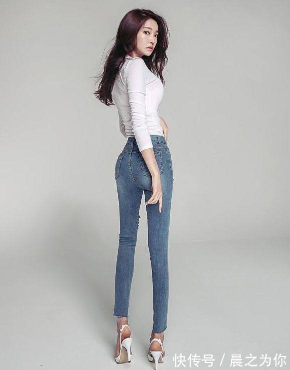 身材 -优雅气质的牛仔裤美女,身材一级棒,非常有魅力!