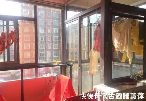 房子|晒晒同事的房子，头一次见阳台这样隔断，晾衣服轻松多了