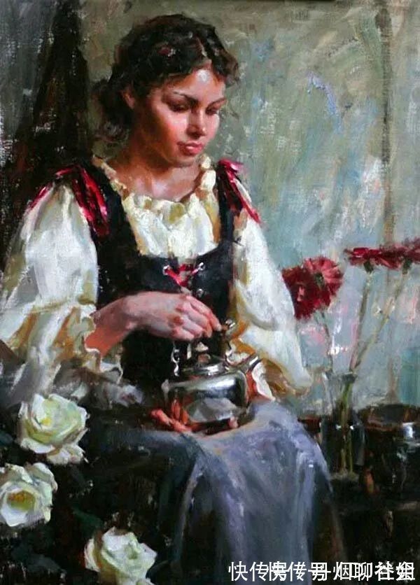 迈克尔!寻找生命中的光,70后印象现实主义画家迈克尔·马尔姆的油画