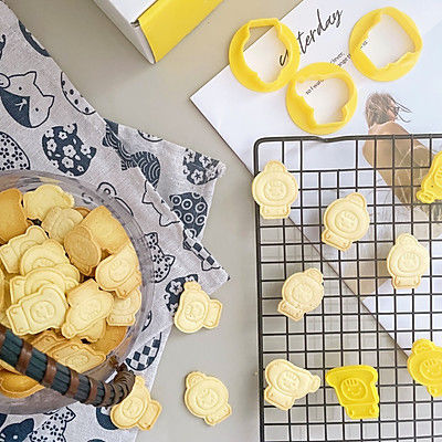 超萌卡通黄油曲奇饼干