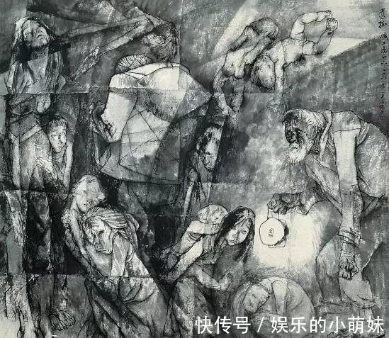 水墨!周思聪:开拓了水墨人物画的当代语言现代化探索潮流的走向!