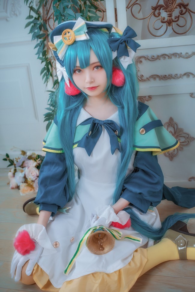 初音|cos：初音未来MIKU冬装