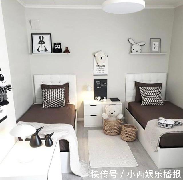 上下床|儿童房不要再买上下床了!两张床独立摆放,实用还美观