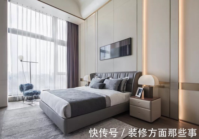 大理石|200平現代六居室結構性強，空間質感不言而喻