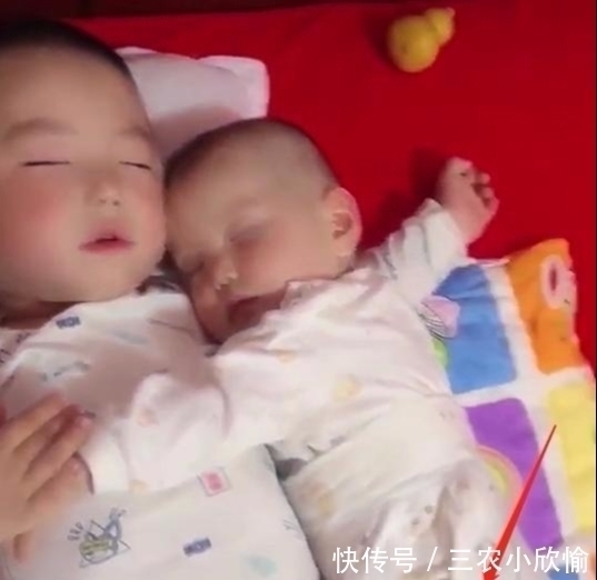 睡着|哥哥哄弟弟一起睡着后,掀开被子一看,妈妈的心被暖化了