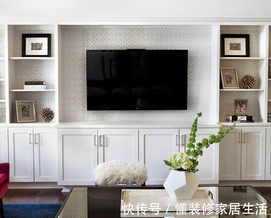 效果图|简欧电视背景墙装修效果图 让你家客厅美到爆