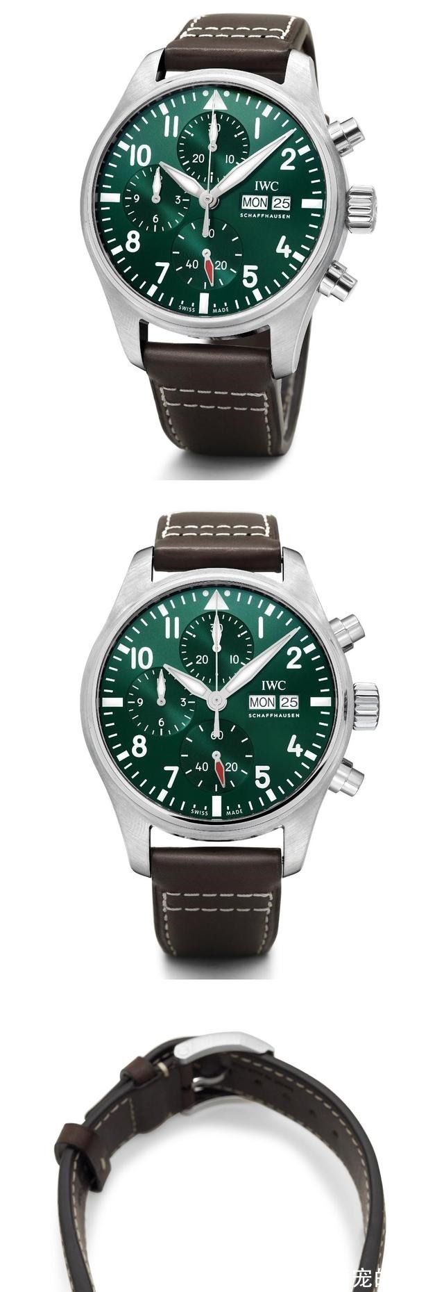 导柱轮 IWC 万国「绿盘」设计正式回归-经典飞行员系列!