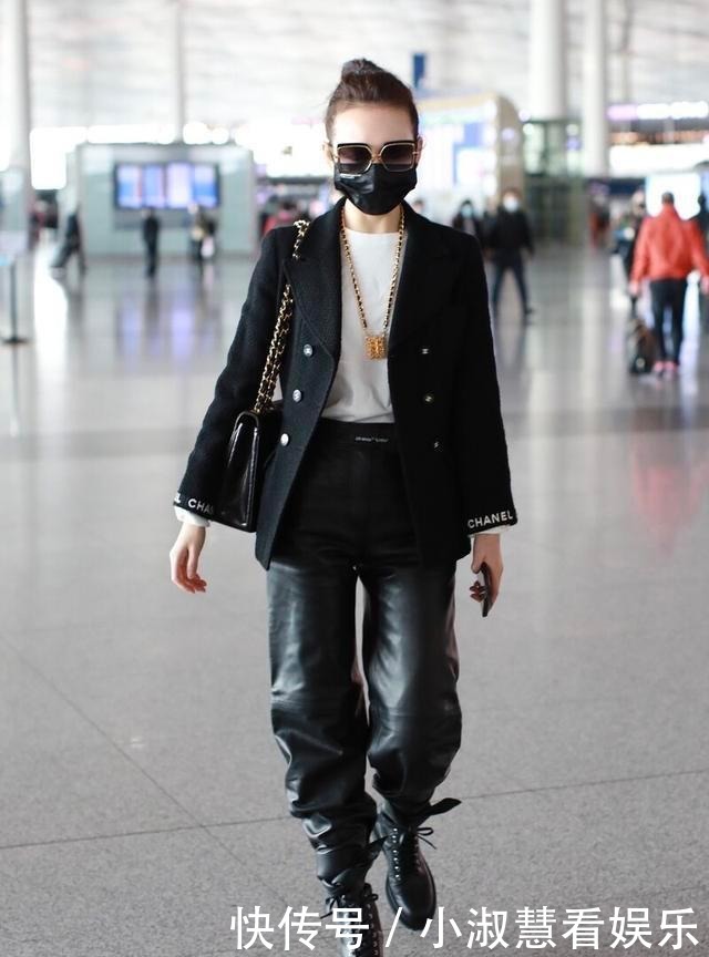 气场|不是皮裤“丑”,是你没穿好!秋冬这样搭显气场,穿出超模魅力