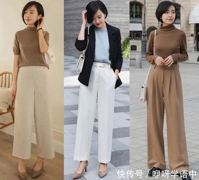 初冬火了一种穿搭，叫“外套+阔腿裤”，30岁女人穿，时髦又好看