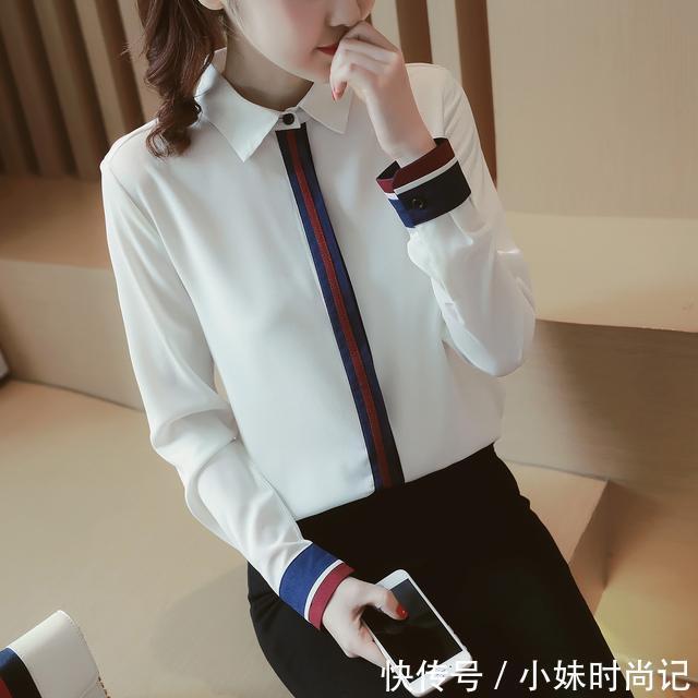 系带 清水出芙蓉,纯清初春衬衫