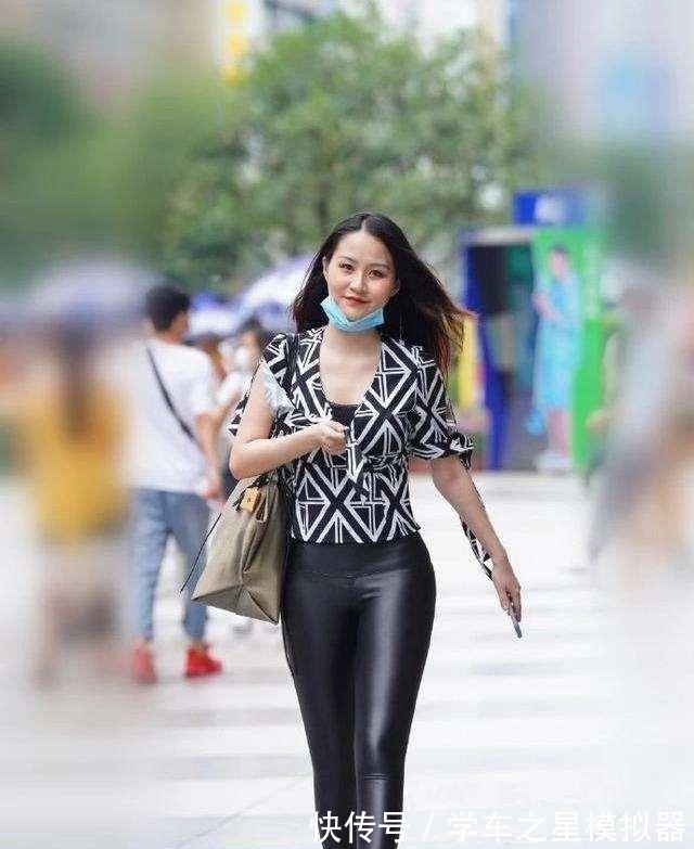打底裤 格纹圆领上衣搭配打底裤,掌握搭配基础,穿出优雅和高贵!