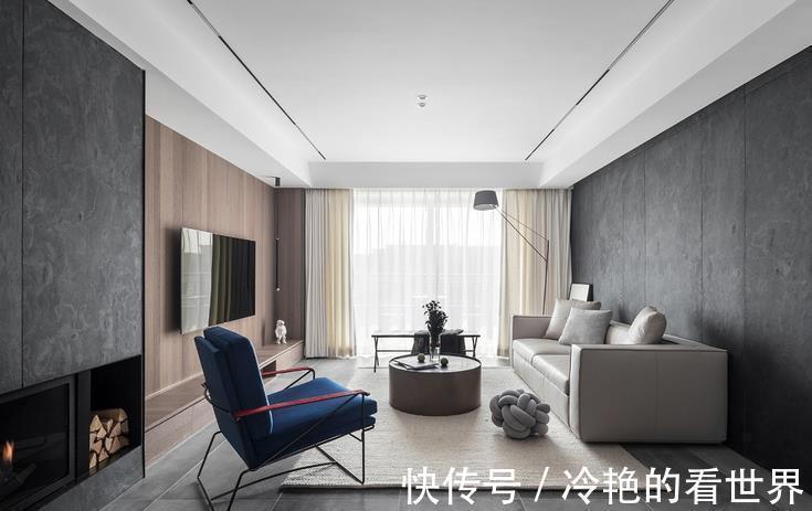 耐看|晒晒花5个月装修的新房，家具已全部到位，灰色瓷砖耐脏又耐看！