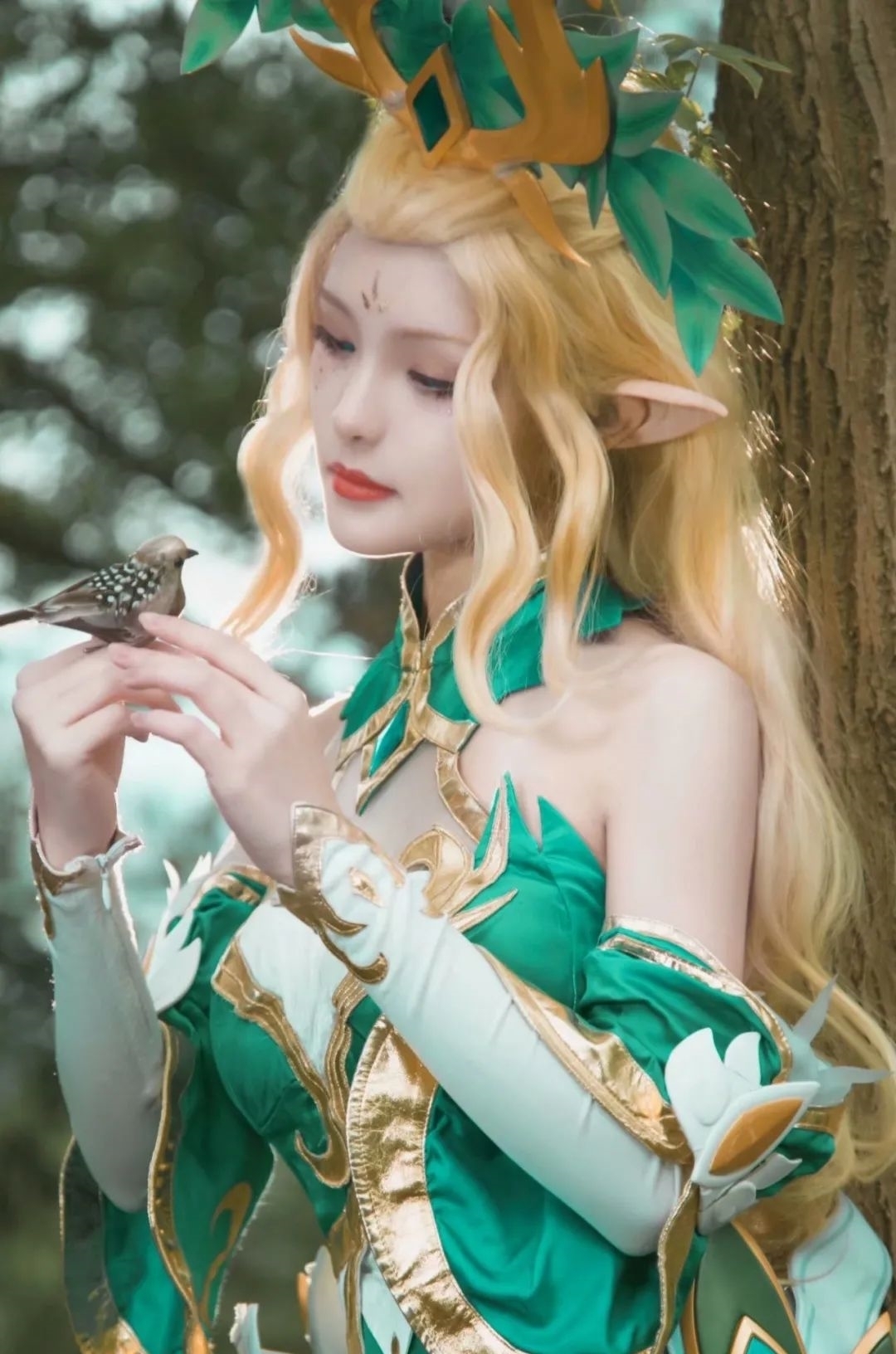 精灵公主|cos:王者荣耀王昭君-精灵公主cos正片@大白鸽奶糖