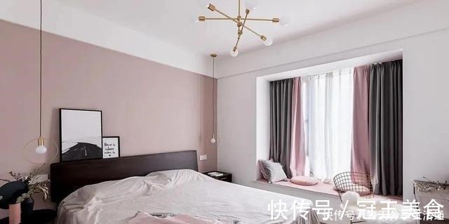 平面图|100平三居室,轻奢风,色彩明亮,简约清爽(附平面图)!