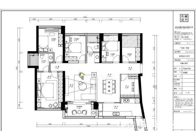 整体设计|143㎡平层现代简约风格,空间舒适,整体同意和谐