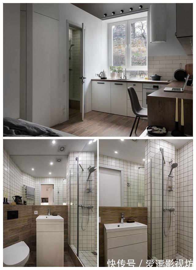 小户型|17平小户型装修改造，用小隔断设计出三个空间，太聪明了吧