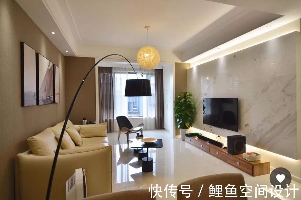 电视|用石材装电视墙，原始粗犷的质感，自然而又高档