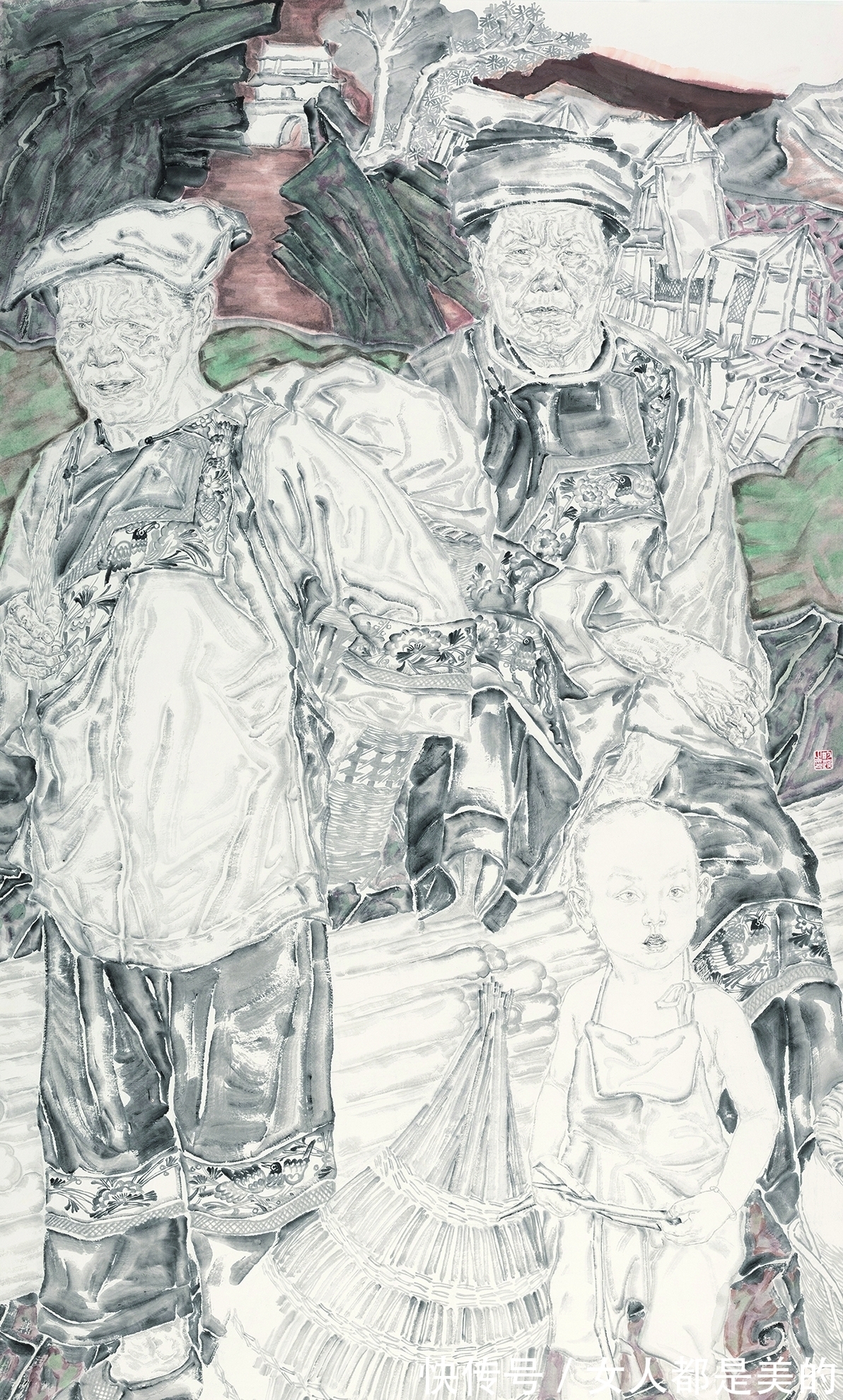 绘画#「直击书画」不是没有故事,而是这些故事都无法开怀畅述