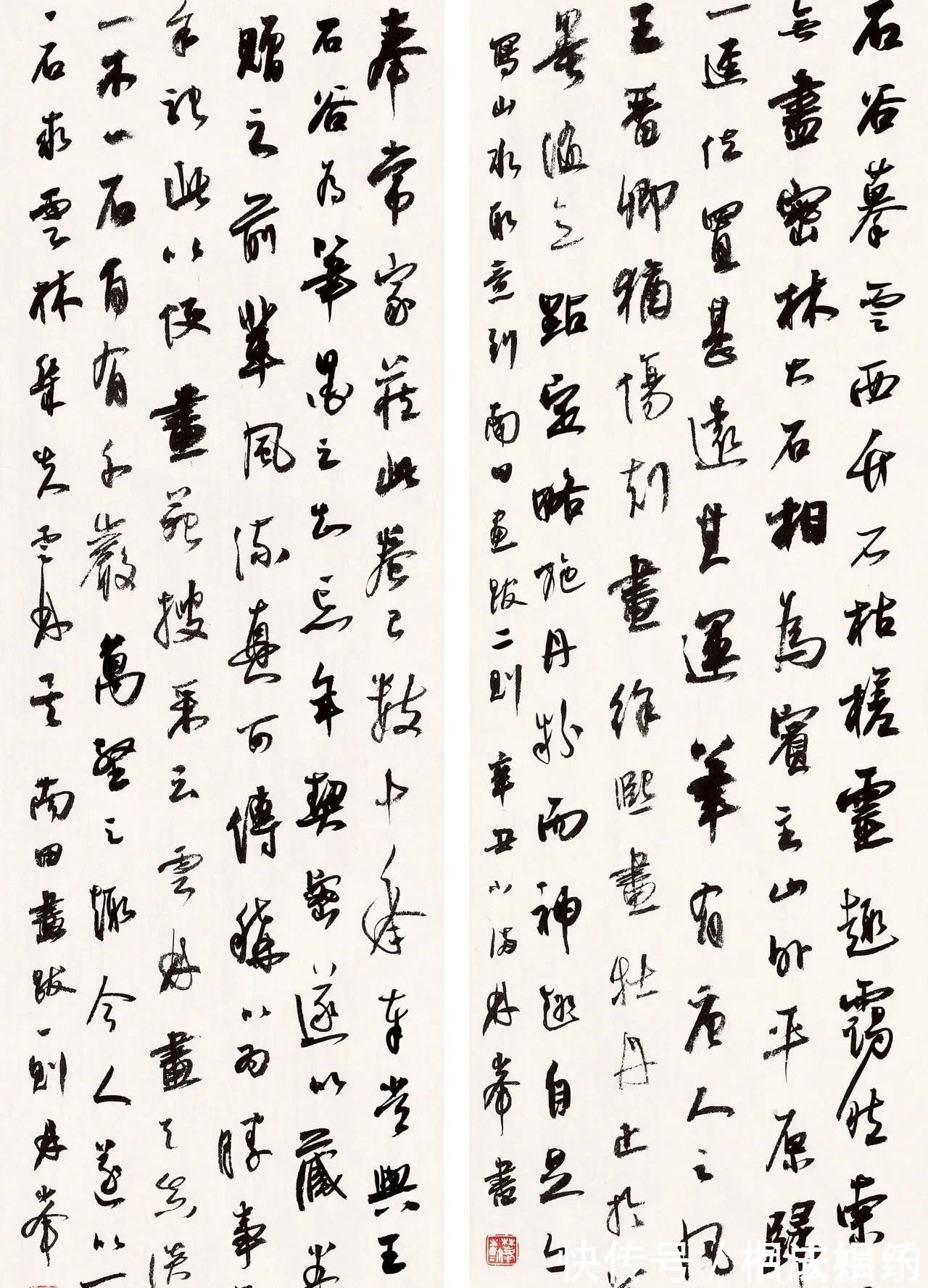 颜真卿@他的行书以圆笔直入,有《祭侄文稿》笔意,又有何绍基的用笔之妙