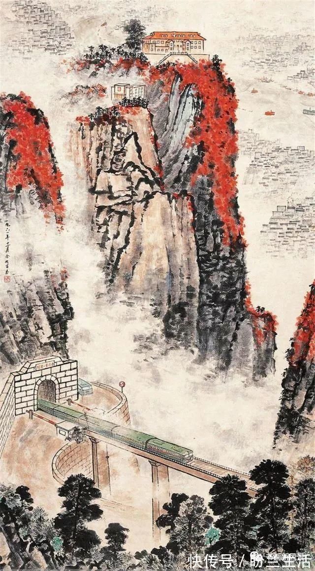 雄健|这位大家的山水,既雄健大气,又平和神清!