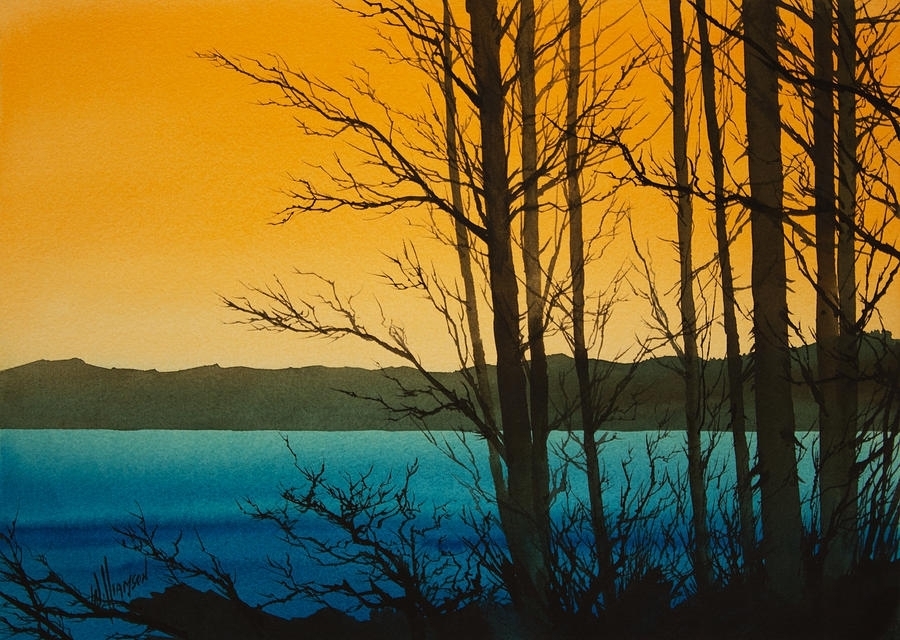 水彩画@风景水彩│ 美国画家James Williamson水彩画海景 作品