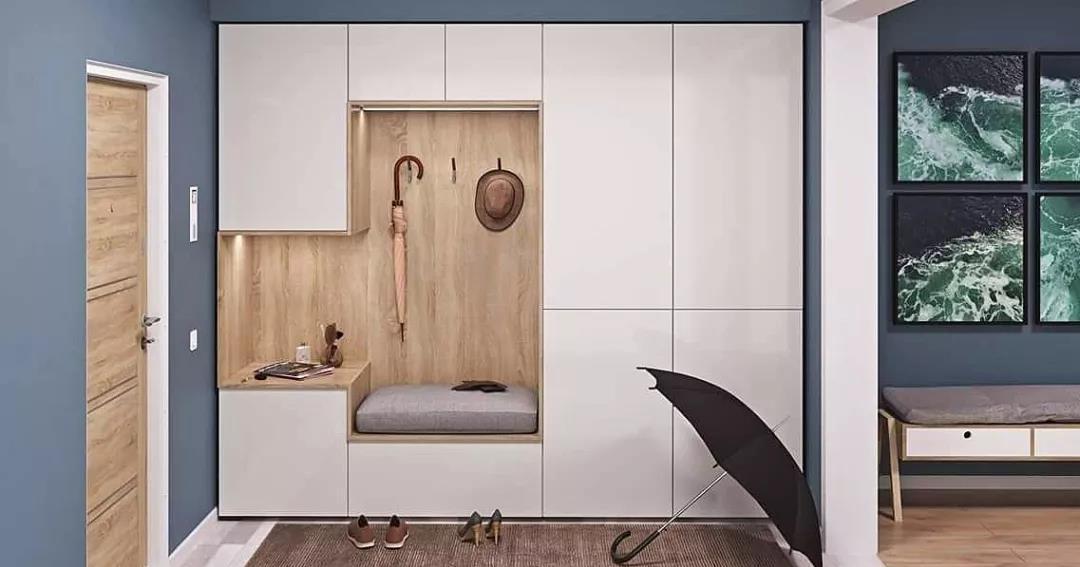 柜子|越来越多人家里玄关这样设计,实用又美观