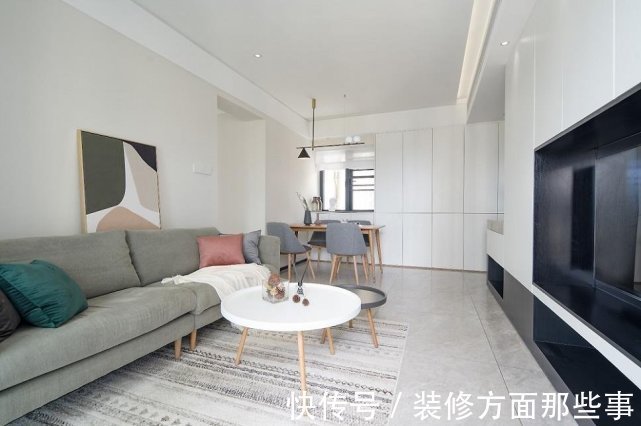电视背景墙|90平北欧风三居室,温柔的家时常给人精神慰藉
