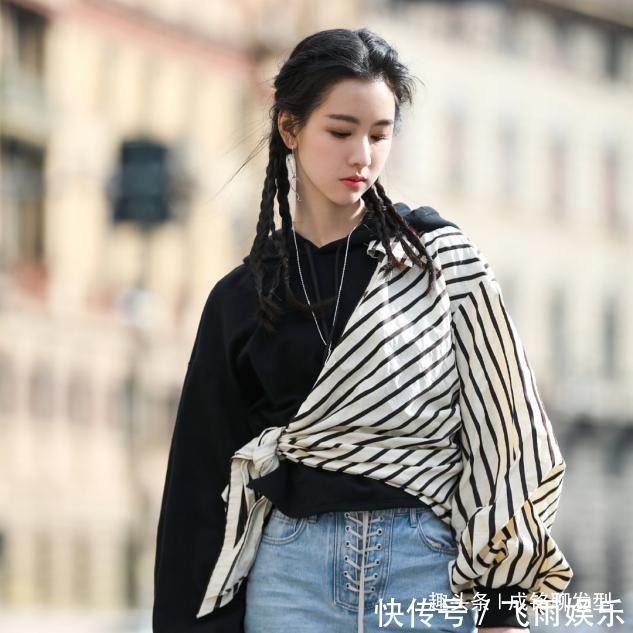 明星 做发型除了看脸更要看这点,不压身高还显苗条,难怪明星身材都好