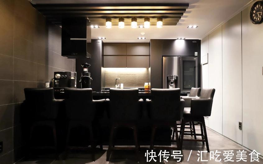 黑色|120㎡现代高级黑,硬装+软装耗资40万,看似单调,实际20年不过时