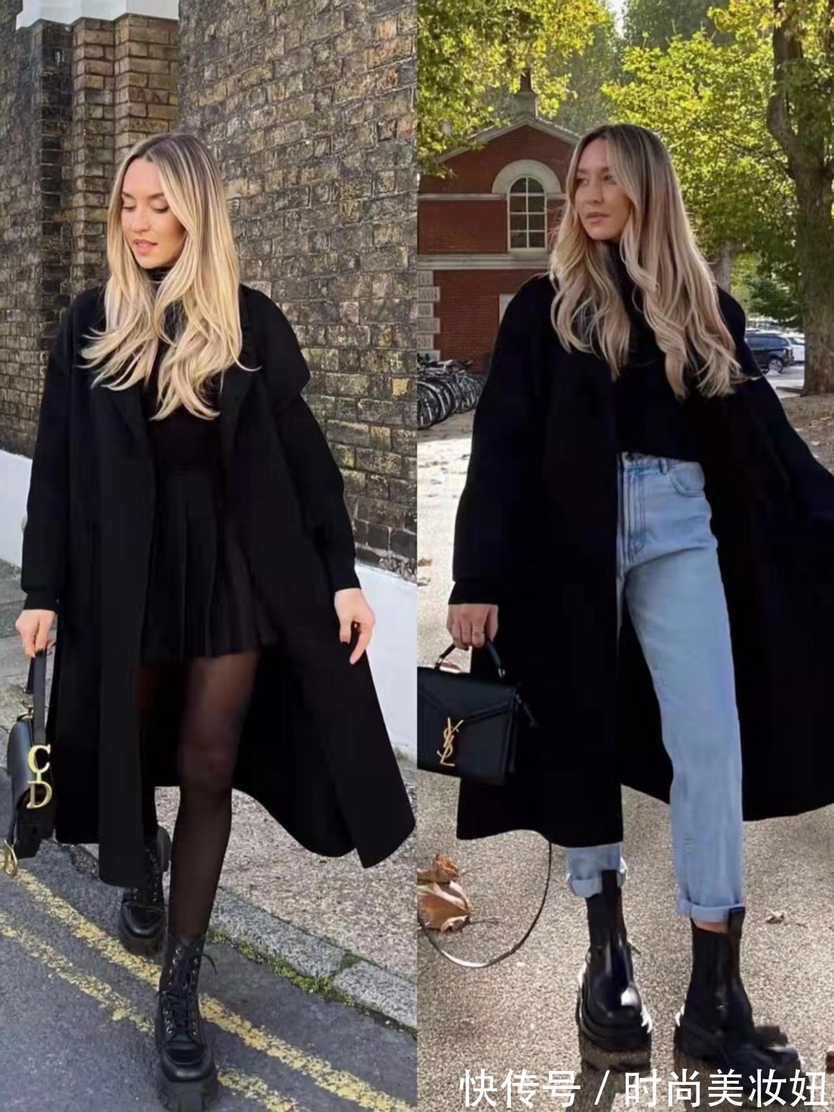 黑色 过年看腻了红色穿搭,来一组“黑色系”搭配,酷帅又洋气