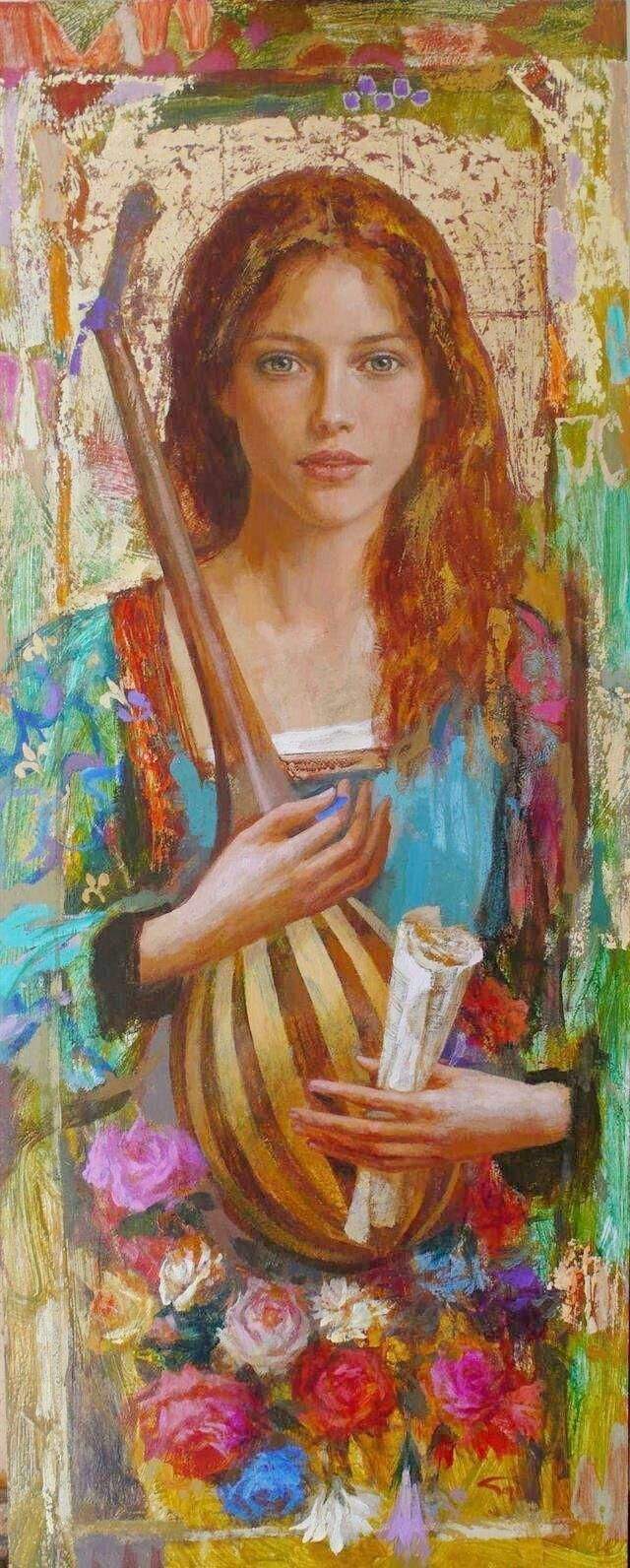 班牙!美丽的西班牙女郎英国浪漫主义画家女性人物油画欣赏