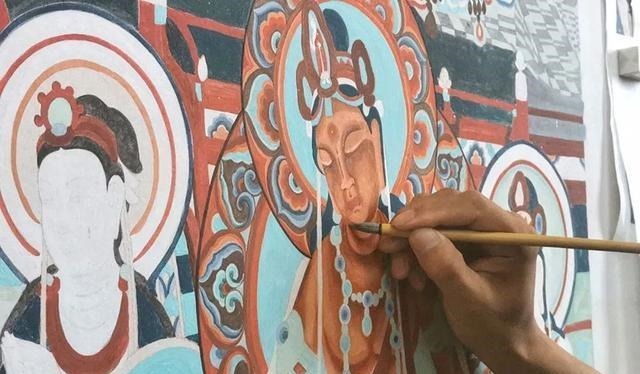 面壁|「中央媒体看甘肃」在敦煌莫高窟“面壁”是一种什么样的体验