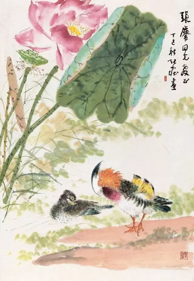 华新罗&张大壮：人淡如菊，以“没骨法”画虾，自创一格