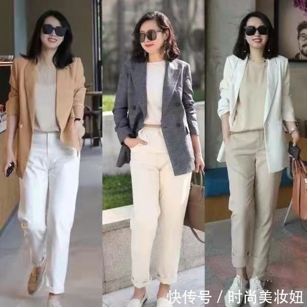 直筒裤 年过40岁的女人,穿衣要有质感,学她的穿搭,体面高级显气质