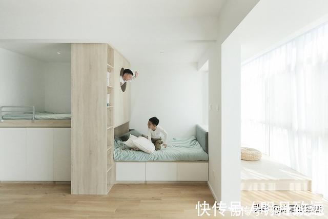 张女士|越来越多人去客厅化设计,像她家这样装修,59㎡住4口人很舒适