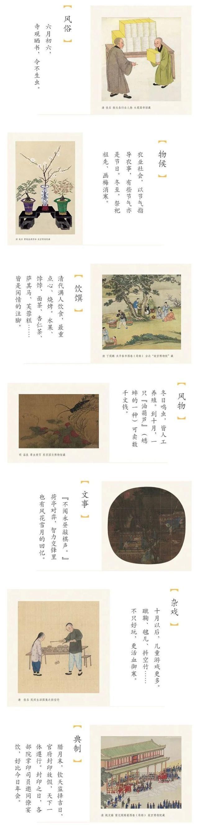  百科全书|古人生活的百科全书，了解清代岁时文化