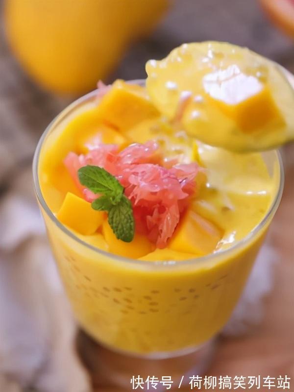 椰汁|港式小甜品——杨枝甘露,太好喝了!没有它这个夏天是不完美的