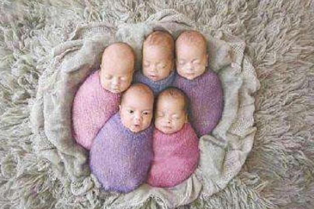 产房|孕妈一怀就是五胞胎，产房里娃的性别成亮点，护士担心小五未来