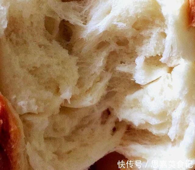 懒人|面包懒人做法,摔一摔做出手套膜,蒸出来柔软拉丝,萱软蓬松