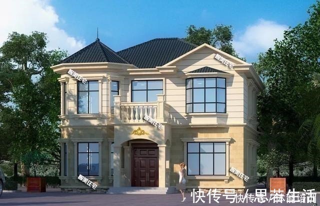 屋面处|面宽11米的3栋农村别墅,从两层到四层,每款户型都值得细品!