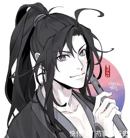 画师!魔道祖师:韩国画师笔下的众人,景仪是个小可爱,瑶妹今天二米七