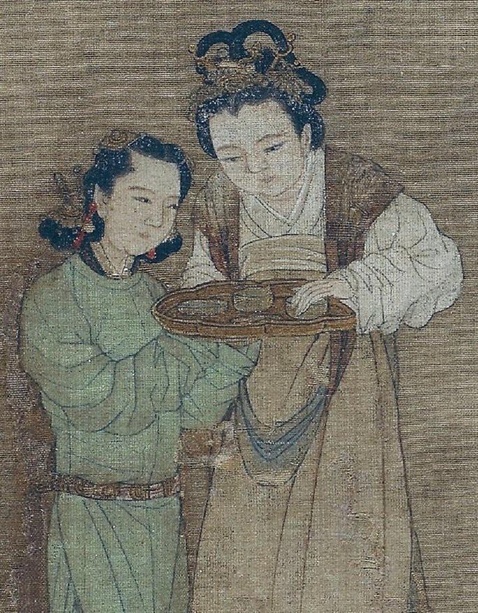 宫女&1200年前的一张宫女图,专家估价7000万,细节绘画是真漂亮