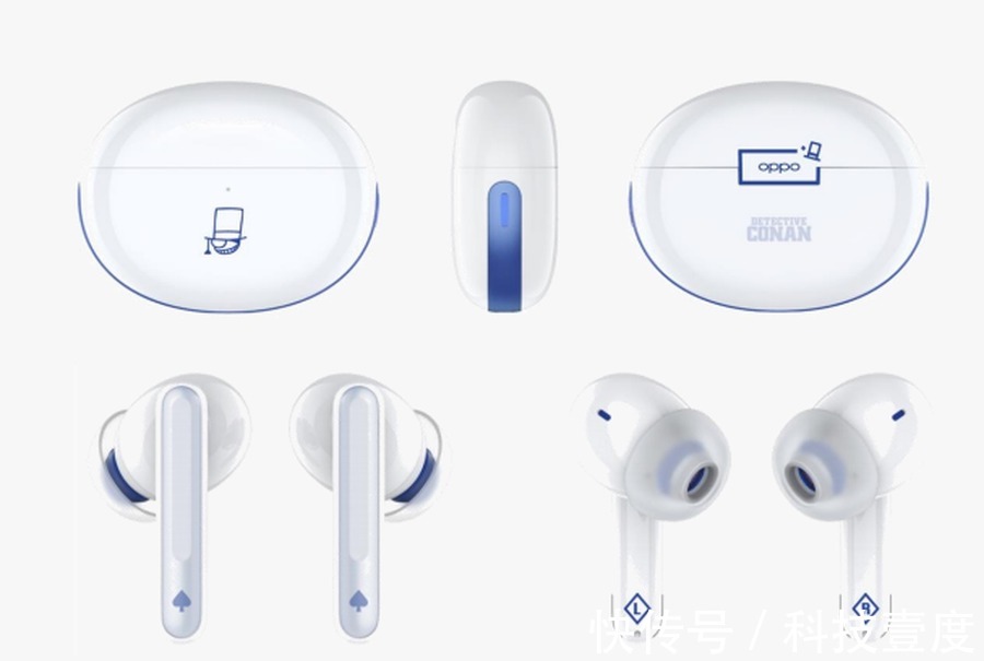 限量版|原汁原味还原动漫细节,OPPO 推出Enco Free2耳机 名侦探柯南限定版