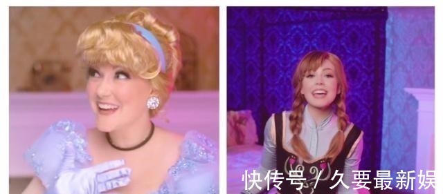 真人|迪士尼公主真人cos版，艾莎完美还原，茉莉成“大妈”