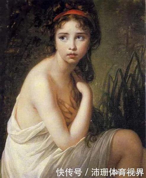 佛兰德&法国18世纪著名洛可可女画家维吉·勒布伦肖像作品欣赏