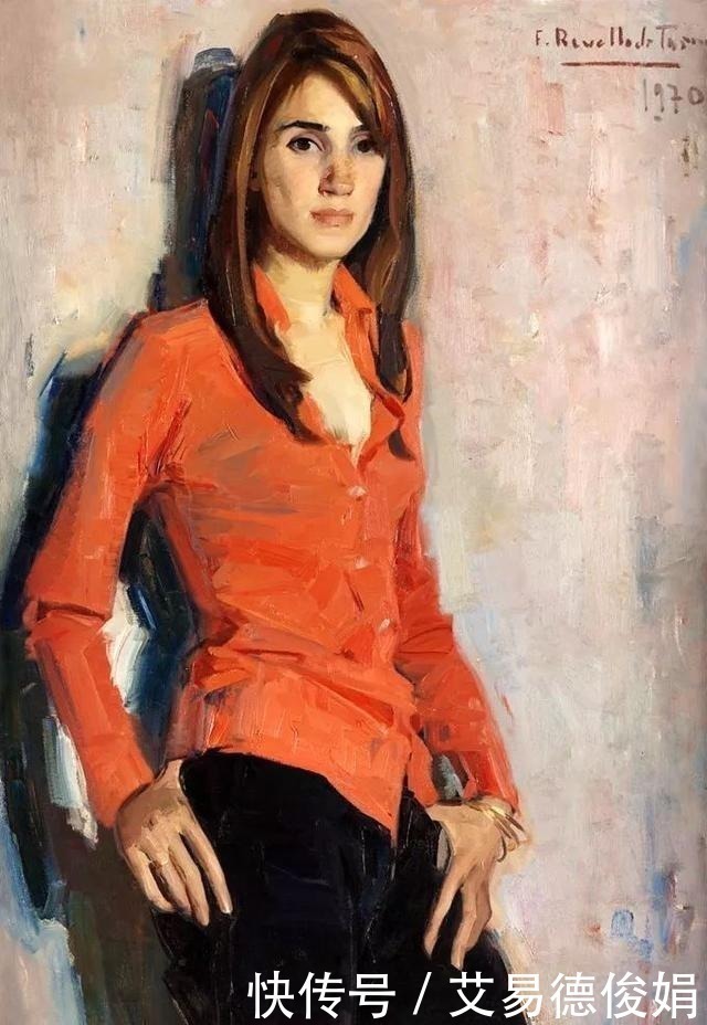 马拉加#他被指定为西班牙国王和王后的肖像画官方画师,擅长画美人