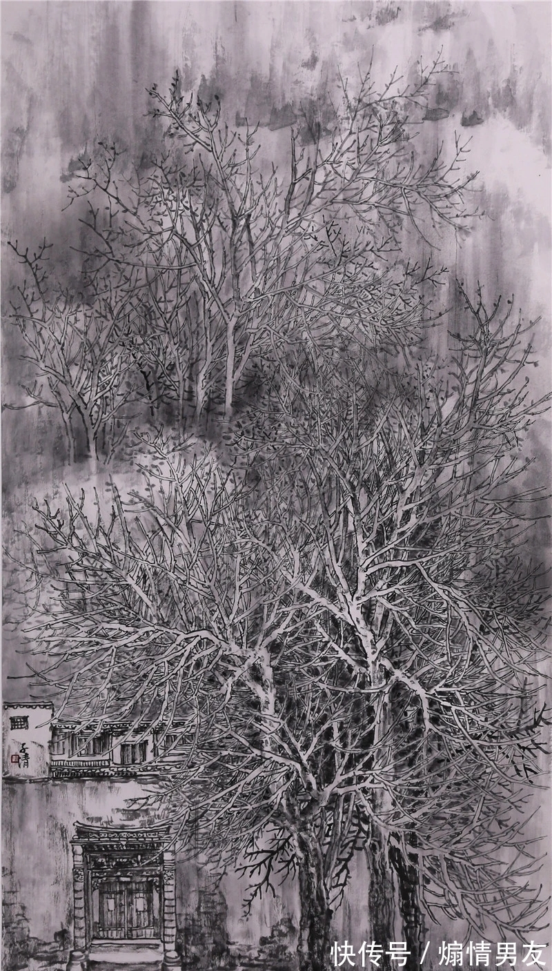 青绿@水墨与青绿,轻车熟路!徐子清山水画